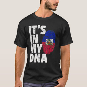 Camiseta ESTÁ EN MI ADN Haití Bandera Haitiana Orgullo País