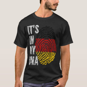 Camiseta ESTÁ EN MI ADN Hombres Bandera Alemana Mujeres Niñ