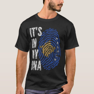 Camiseta ESTÁ EN MI ADN Hombres Bandera De Kosovo Mujeres N