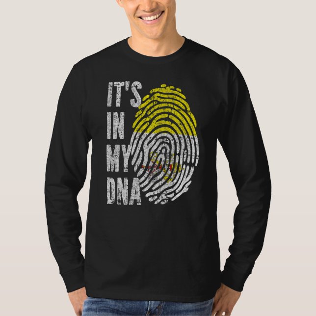 Camiseta ESTÁ EN MI ADN Hombres Bandera De La Ciudad Del Va (Anverso)