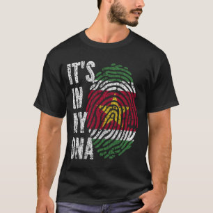 Camiseta ESTÁ EN MI ADN Hombres Bandera De Surinam Mujeres