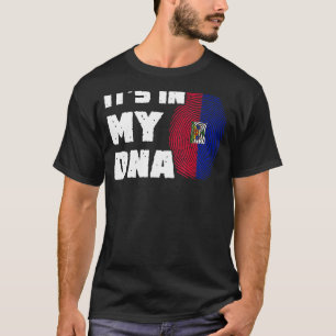 Camiseta Está en mi ADN Hombres con huellas digitales en la