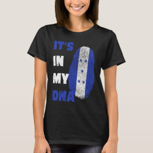 CAMISETA ESTÁ EN MI ADN HONDURAS ORGULLO HONDURAS HUMORÍGEN