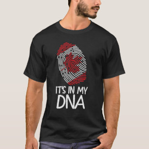 Camiseta Está en mi ADN   Huella dactilar de la orgullosa b