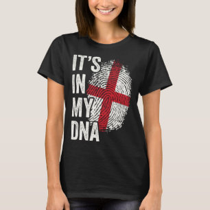 Camiseta ESTÁ EN MI ADN Inglaterra Bandera Inglés Roots Org