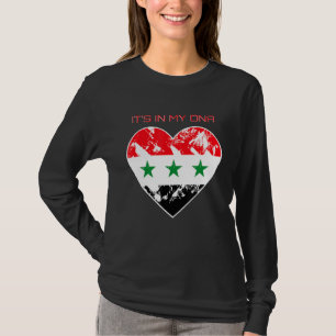 Camiseta Está En Mi Adn Iraq Orgullosa Bandera Corazón Iraq