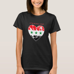 Camiseta Está En Mi Adn Iraq Orgullosa Bandera Corazón Iraq