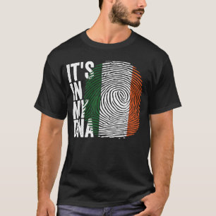 Camiseta Está En Mi ADN Irlandés Retro Vintage Celta Irland