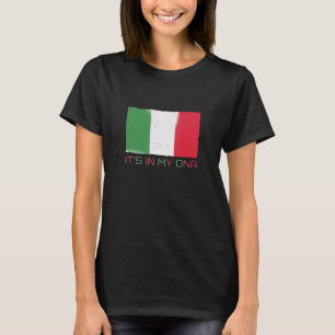 Camiseta Está En Mi Adn Italia Orgullosa Bandera Italiana