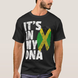 Camiseta ESTÁ EN MI ADN Jamaica Bandera Jamaiquina Orgullo 