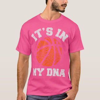Camiseta Está En Mi Adn Jugador De Baloncesto Entrenador Di