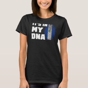 Camiseta Está en mi ADN La bandera de El Salvador Hombres c