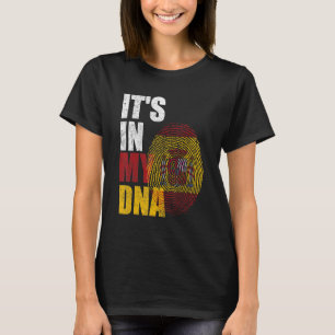 Camiseta Está en mi ADN La bandera española de España vinta