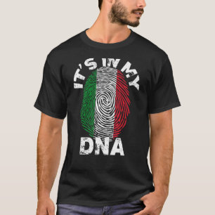 Camiseta Está En Mi Adn Las Raíces Genéticas Italianas Orgu