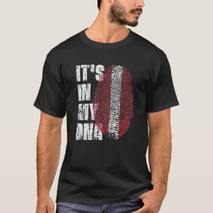 Camiseta Está en mi ADN Letonia bandera letona letona
