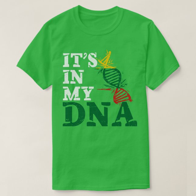 Camiseta Está en mi ADN Lituania (Diseño del anverso)