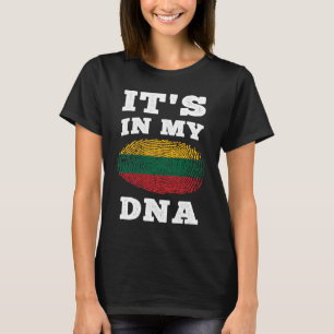 Camiseta Está en mi ADN Lituania Bandera Lituana