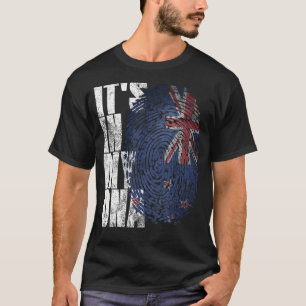 Camiseta Está en mi ADN Los Maoríes Neozelandeses Kiwi Rega