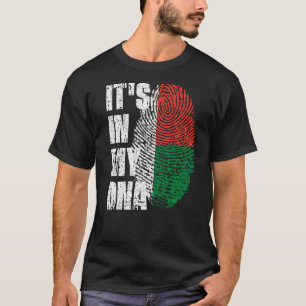Camiseta Está en mi ADN Madagascar bandera malgache