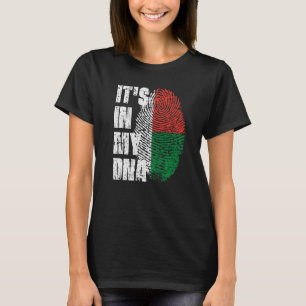 Camiseta Está en mi ADN Madagascar bandera malgache