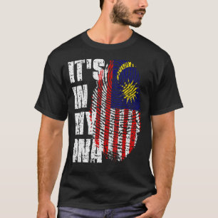Camiseta Está En Mi Adn Malasia Bandera Malayo