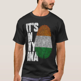 Camiseta Está en mi ADN Marfileña Orgullosa bandera de Cost