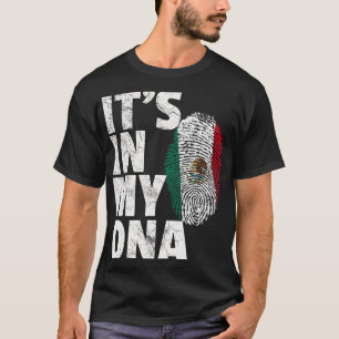 Camiseta Está En Mi Adn Mexicano Bandera De México Cinco De
