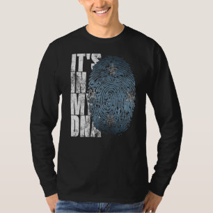 Camiseta Está en mi ADN Micronesia Gráfico para hombres Mic