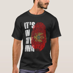 Camiseta ESTÁ EN MI ADN Montenegro bandera montenegrina