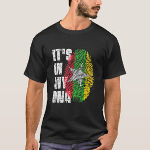 Camiseta Está En Mi Adn Myanmar Bandera Birmana