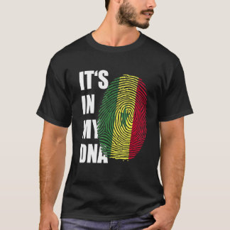 Camiseta Está en mi ADN Orgullo de huellas digitales de la
