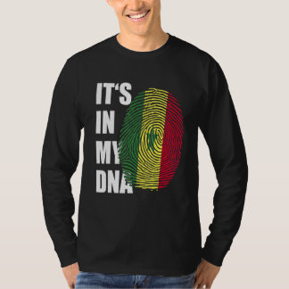 Camiseta Está en mi ADN Orgullo de huellas digitales de la