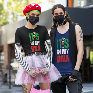 Camiseta Está en mi ADN orgullo italiano con porción de piz