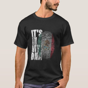 Camiseta Está en mi ADN Orgullo mexicano regalo hispano Méx