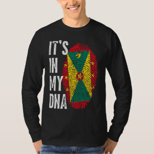 Camiseta Está en mi ADN Orgullosamente Grenadino Americano