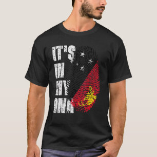 Camiseta Está en mi ADN Papúa Nueva Guinea Bandera Papúa Nu