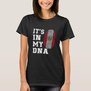 Camiseta Está En Mi ADN Peruanos Orgullosos Bandera Del Per