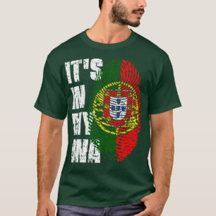 Camiseta ESTÁ EN MI ADN Portugal Bandera Niño regalo Chica