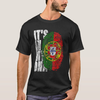 Camiseta Está En Mi Adn Portugal Gráfico Para Hombres Bande
