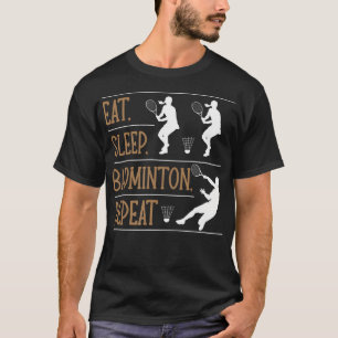 Camiseta Está En Mi ADN Raqueta De Bádminton Volante Badmin
