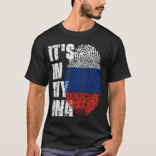 Camiseta ESTÁ EN MI ADN Regalo de Chica de chico de bandera