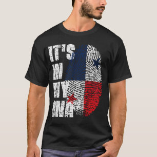 Camiseta ESTÁ EN MI ADN regalo de Chica de niño con bandera