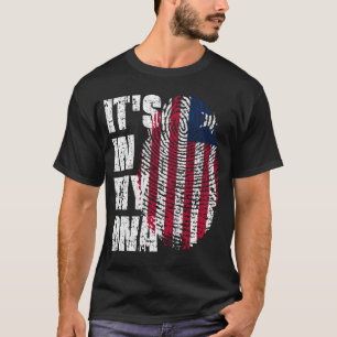 Camiseta ESTÁ EN MI ADN: regalo de Chica de niños con bande