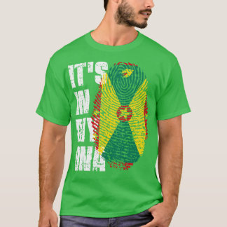 Camiseta ESTÁ EN MI ADN Regalo de niño con bandera de Grana