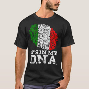 Camiseta Está en mi ADN Regalos familiares italianos Guay V