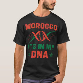 Camiseta Está en mi ADN Regalos marroquíes africanos moro m