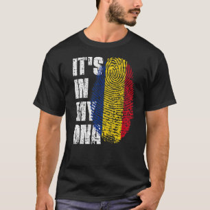 Camiseta Está en mi ADN Rumania Bandera rumana