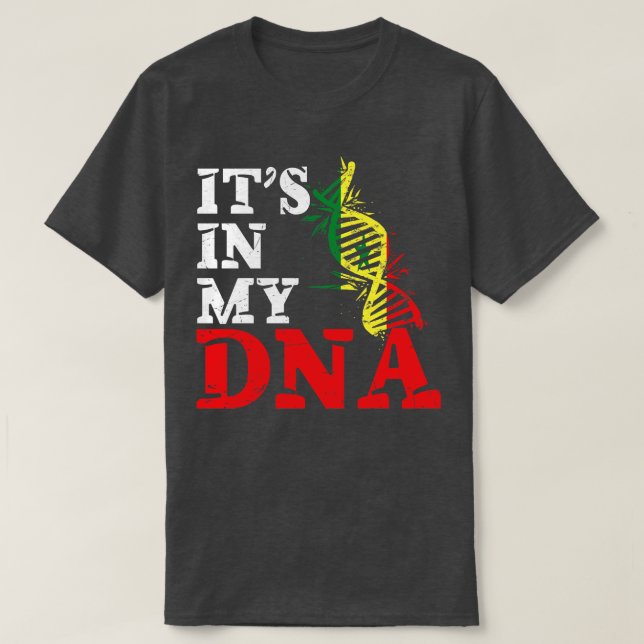 Camiseta Está en mi ADN Senegal (Diseño del anverso)