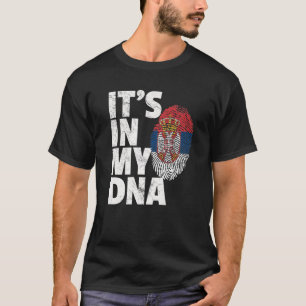Camiseta ESTÁ EN MI ADN Serbia El regalo de los Navidades d