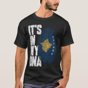 Camiseta Está en mi ADN Shirt kosovar Orgulloso regalo hisp